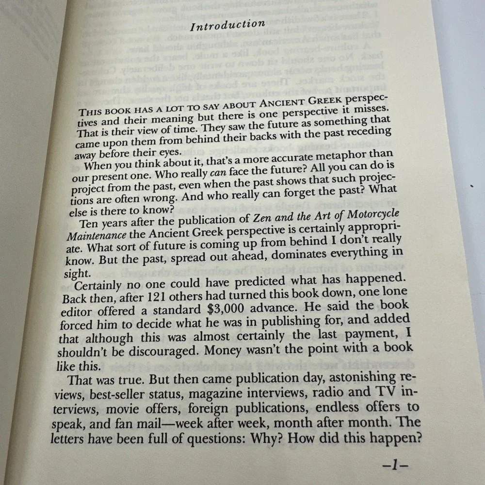 Zen and the Art of Motorcycle Maintenance: An Inquiry into Values, PB 1984